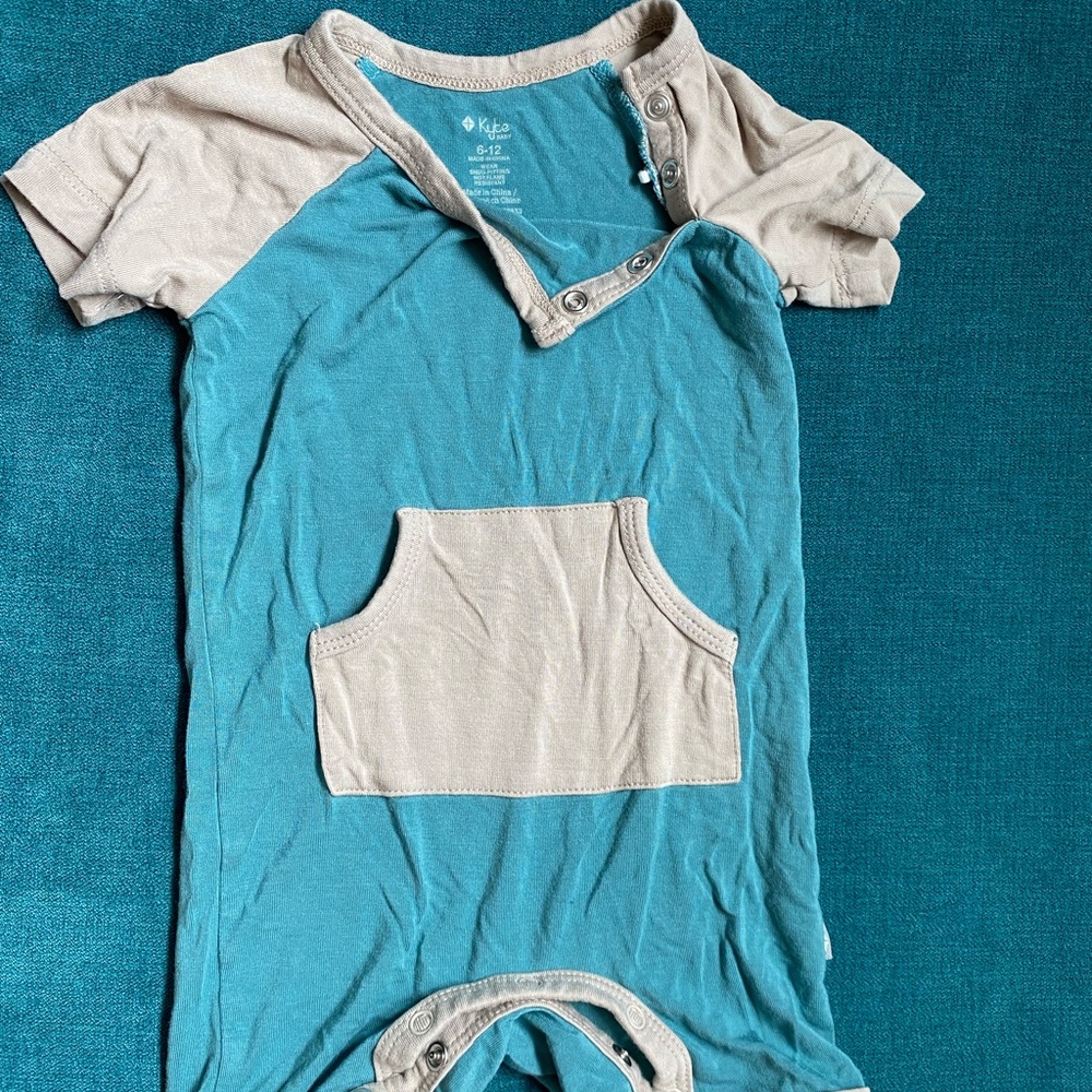 Kyte baby shortalls 6-12 excellent condition